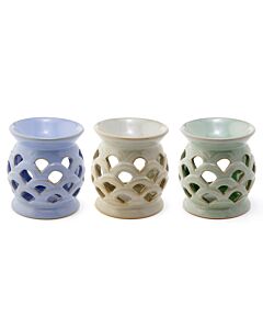 Puckator Eden Scallop Cut out Ceramic Oil Burner